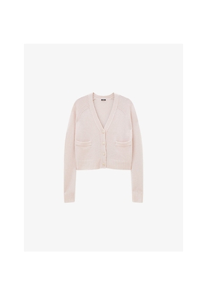 Womens Joseph Open Relaxed-Fit Cashmere Cardigan