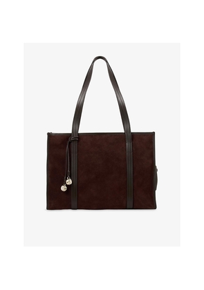 Womens Sandro Soft Suede Shopper Tote