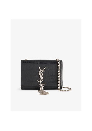 Womens Reselfridges Pre-Loved Saint Laurent Classic Monogram Tassel Shoulder Bag
