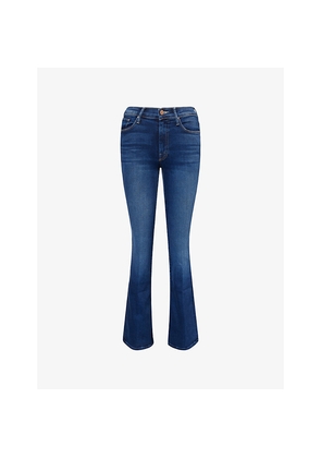 Womens Mother The Weekender Flared Denim-Blend Jeans