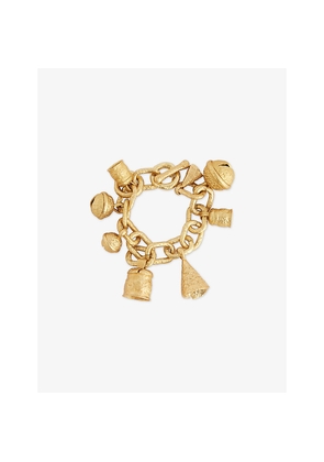 Womens Zimmermann Whimsy 14ct Gold-Plated Brass Charm Bracelet