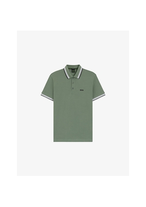 Mens Boss Paddy Cotton-Piqué Polo Shirt