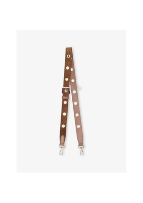 Womens Maje Eyelet-Embellished Suede Shoulder Strap
