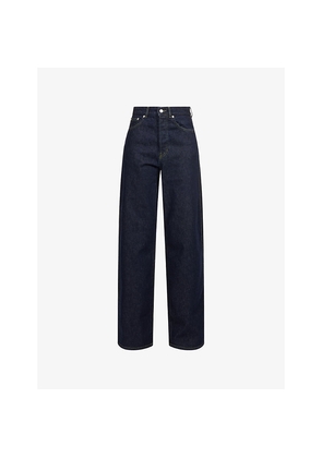 Womens Dries Van Noten Peyton Straight-Leg Denim Jeans
