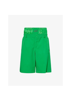 Mens Moncler Genius x Asap Rocky Wide-Leg Shell Shorts