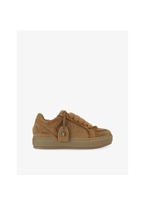 Womens Kurt Geiger London Southbank Tag Suede Trainers