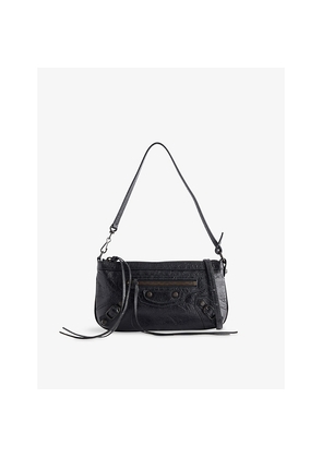 Womens Balenciaga Le City Pouch Leather Shoulder Bag