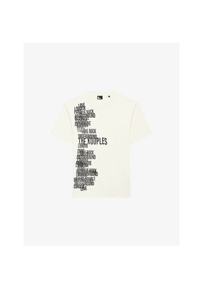 Mens The Kooples Logo-Print Short-Sleeve Cotton T-Shirt