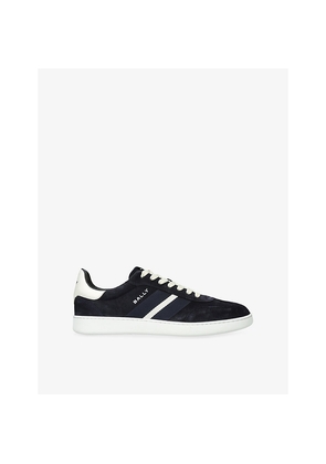 Mens Bally Roget Suede Low-Top Trainers
