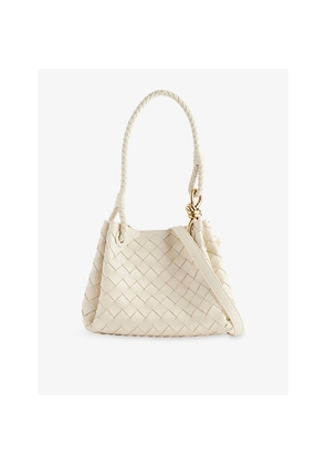 Womens Bottega Veneta Parachute Mini Leather Tote Bag