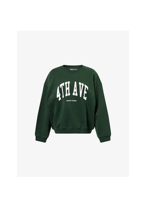Womens 4th & Reckless Avenue Oversized Cotton-Jersey Sweatshirt