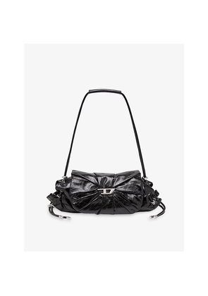 Womens Diesel Scrunch-D Leather Shoulder Bag