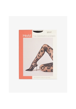 Womens Heist Studios Leopard-Print Stretch-Woven Tights
