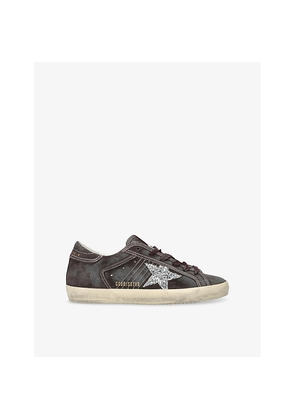 Womens Golden Goose Superstar 60574 Suede Trainers