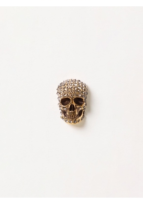 McQueen rhinestones pavé Skull earring