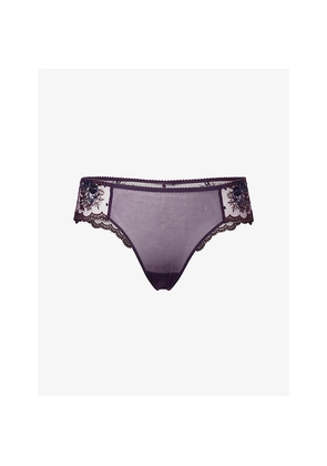 Womens Simone Perele Intrigue Lace Tanga Briefs