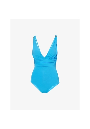 Womens Melissa Odabash Panarea Plunge-Neck Swimsuit