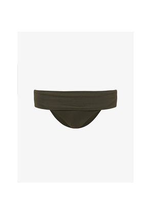 Womens Melissa Odabash Brussels Stretch-Woven Bikini Bottoms