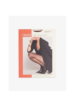 Womens Heist Studios The Polka Dot Stretch-Woven Tights