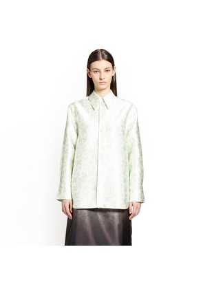 Silk Blend Printed Shirt