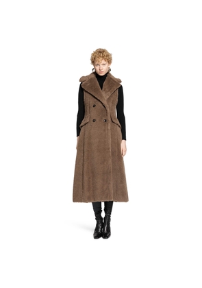 Boario Teddy Fabric Sleeveless Coat