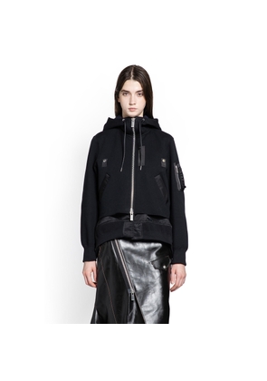 Sponge Sweat x Nylon Twill Hoodie