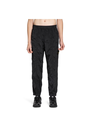 STONE ISLAND MAN BLACK TROUSERS