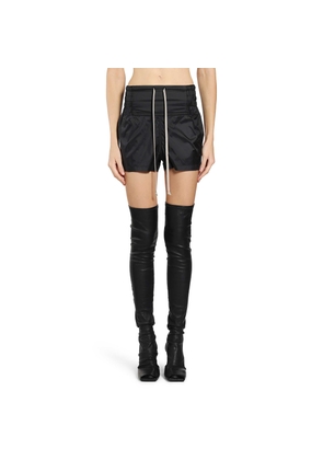 RICK OWENS WOMAN BLACK SHORTS