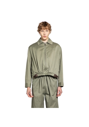 Belted jacket in cotton