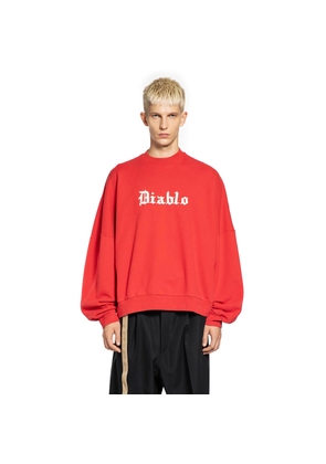 WILLY CHAVARRIA MAN RED SWEATSHIRTS