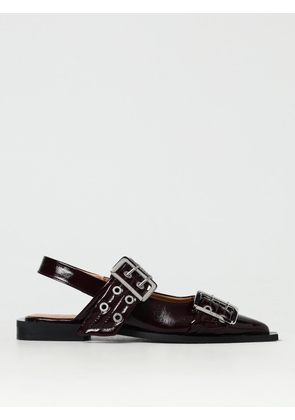 Ballet Flat GANNI Woman color Burgundy