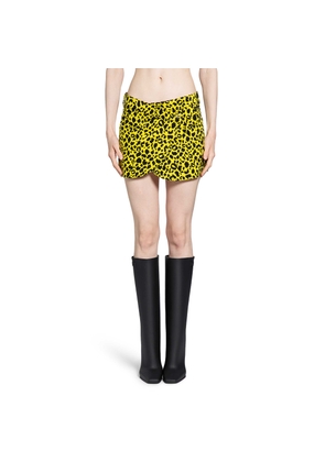 Denim Wrap Mini Skirt