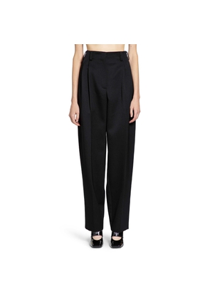 Slashed Double Pleat pants in Wool