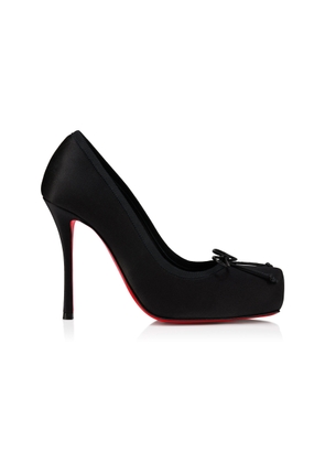 Christian Louboutin Cassia Nodo 100mm Crepe-Satin Pumps - Moda Operandi