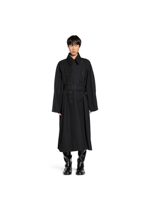 Long Coat in Grain de Poudre