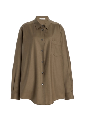 The Row Pino Virgin Wool Cady Shirt - Moda Operandi