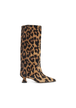 Effie Animal Print Tall Boots