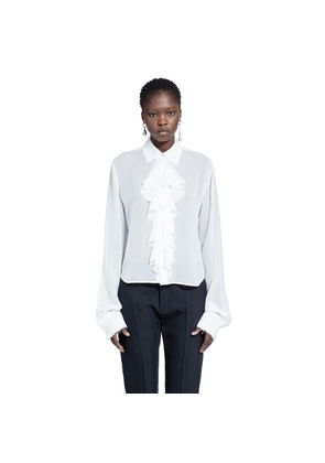 Nare Slim Fit Ruffle Shirt