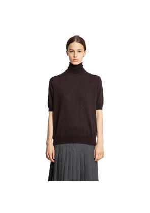 Cashmere Short Sleeve Turtleneck