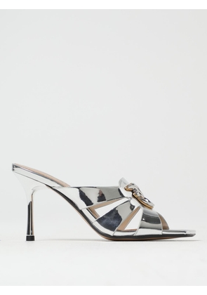 Heeled Sandal PINKO Woman color Silver