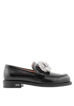 Mach & Mach Galaxy Embellished Leather Loafers