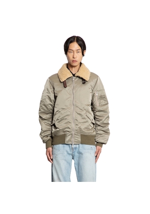 Nylon Shearling Jacket