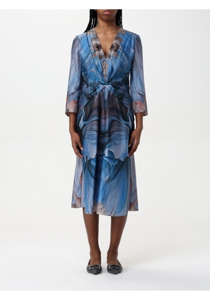 Dress ALBERTA FERRETTI Woman color Gnawed Blue