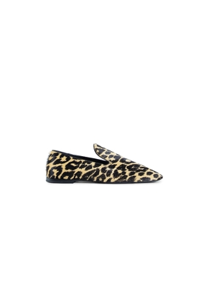 Leopard print loafers