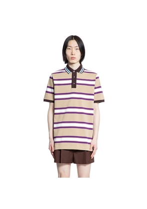 Striped Cotton JerSey Polo Shirt