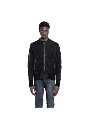 Vegetal Nubuck Biker Jacket