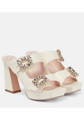 Roger Vivier Embellished leather sandals