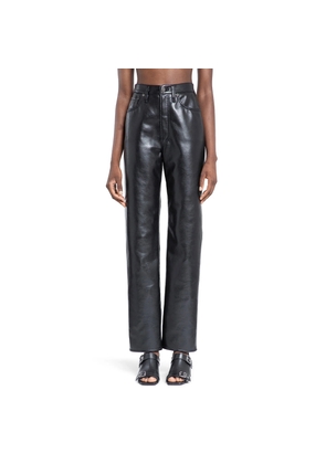 90's Pinch Waist Long Straight Trousers