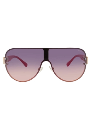 Guess Factory Burgundy Mirror Shield Ladies Sunglasses GO00037 32U 00