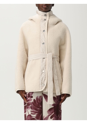 Fur Coat PINKO Woman color White